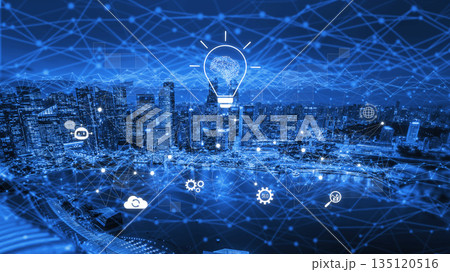 AI Innovation and Neural Network Technology Concept Vouch 135120516