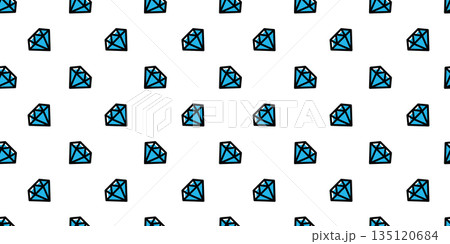 ダイヤモンドのシームレス背景画像。 ダイヤモンドのシームレス背景画像。 135120684