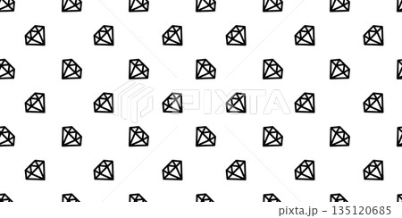 ダイヤモンドのシームレス背景画像。 135120685