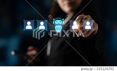 AI Replacing Human Workforce Latch 135120701