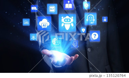 AI Artificial Intelligence Virtual Assistant for Smart Business Spire AI Artificial Intelligence Virtual Assistant for Smart Business Spire 135120764