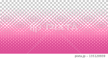 ハーフトーンのドットのシームレスな背景画像。 135120939