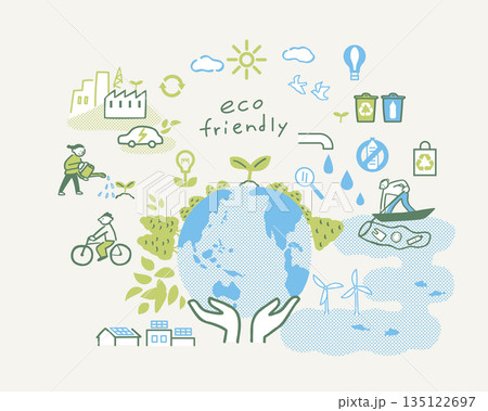 地球の環境改善のイメージ 135122697