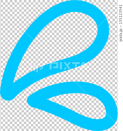 Handwritten sweat mark vector illustration emoji Handwritten sweat mark vector illustration emoji 135123541