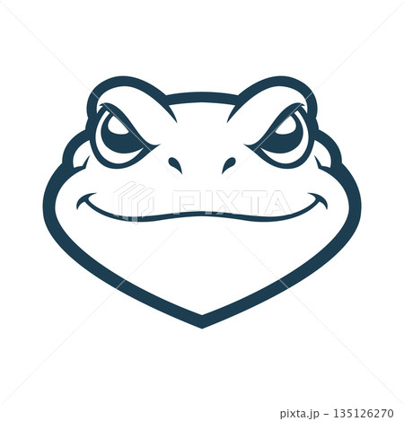 frog mascot logo vector design template modern style frog mascot logo vector design template modern style 135126270