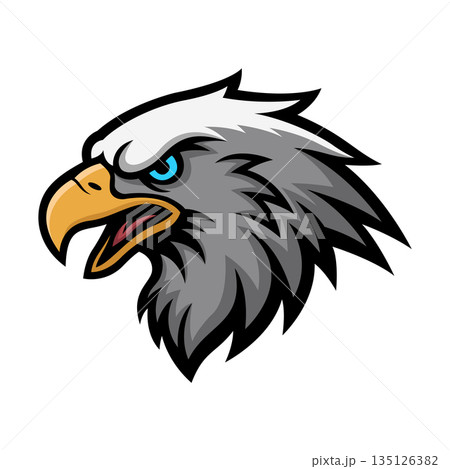 eagle mascot logo vector design template modern style eagle mascot logo vector design template modern style 135126382
