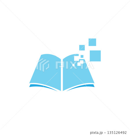 Book education logo templat Book education logo templat 135126492