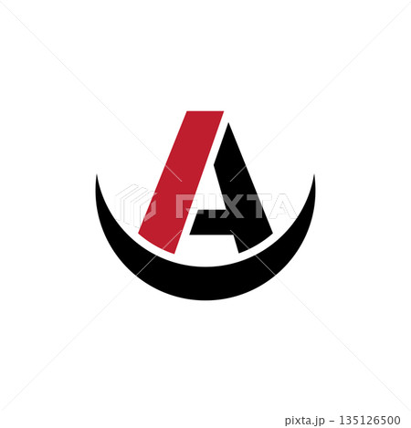 A initial letter logo A initial letter logo 135126500