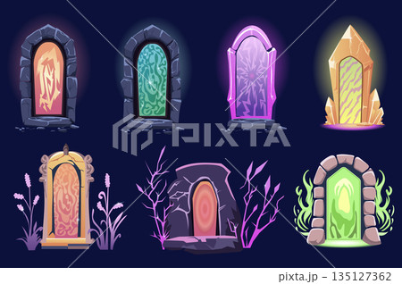 Magic Doors Set Magic Doors Set 135127362