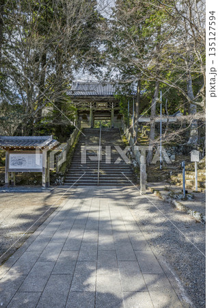 朝熊岳金剛證寺(1月)　仁王門 135127594