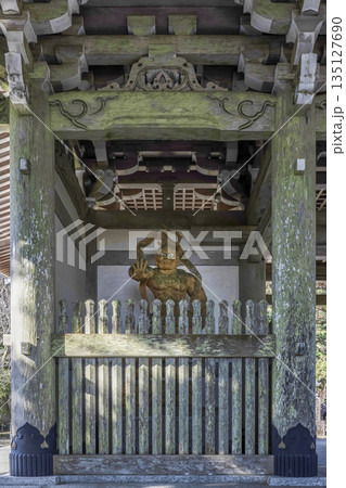 朝熊岳金剛證寺(1月)　仁王像 135127690