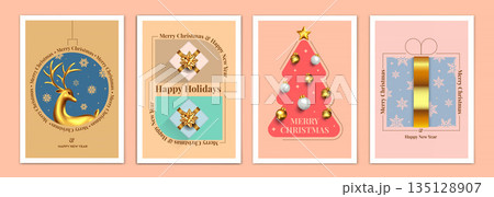 Christmas Greeting card Design 2024 3 135128907