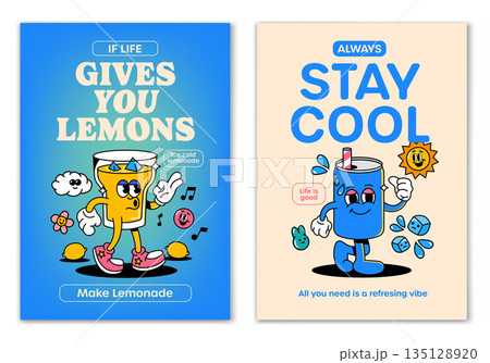 Groovy poster design 5 135128920