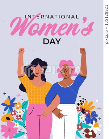 Flat Modern design Illustration of Womens day 9 Flat Modern design Illustration of Womens day 9 135128921