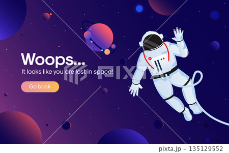 Flat Modern design Illustration of Error page 2 135129552