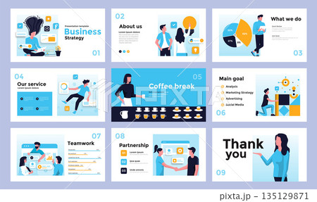 Infographics slide template design 5 Infographics slide template design 5 135129871