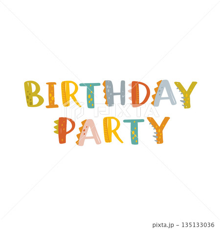 Cute dinosaur hand drawn lettering. Love Adventure. Dino party flat vector typography. Isolated scandinavian cartoon illustration for kids, book, t-shirts, banner, card, logo. Cute dinosaur hand drawn lettering. Love Adventure. Dino party flat vector typography. Isolated scandinavian cartoon illustration for kids, book, t-shirts, banner, card, logo. 135133036