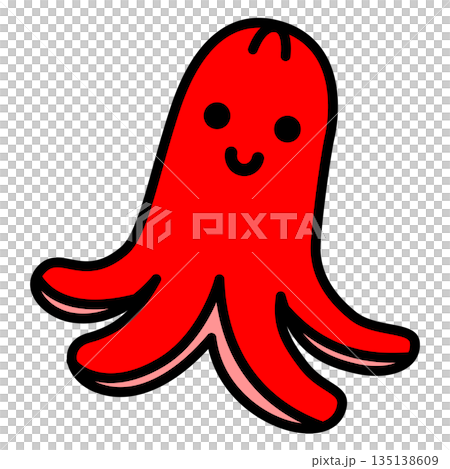 Octopus sausage icon. 135138609