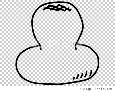 Line drawing: Mochi Line drawing: Mochi 135139386