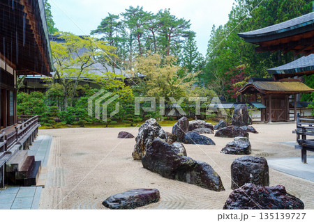 高野山 金剛峯寺の蟠龍庭 高野山 金剛峯寺の蟠龍庭 135139727