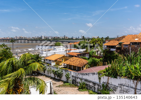 The Sao Francisco bridge over the Indigo River in Sao Luis, capital of the state of Maranhao, northeastern Brazil. 135140643