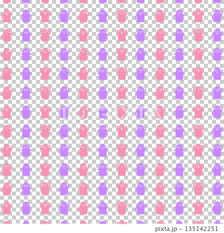 紫桃のハニワの背景素材 135142251