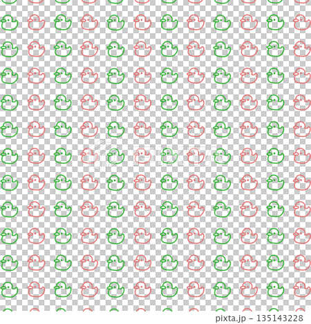 Red and green duck background material 135143228