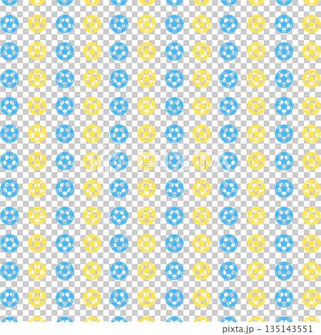 Blue and yellow soccer ball background material 135143551