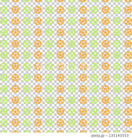 綠色和橘色足球背景素材 135143553