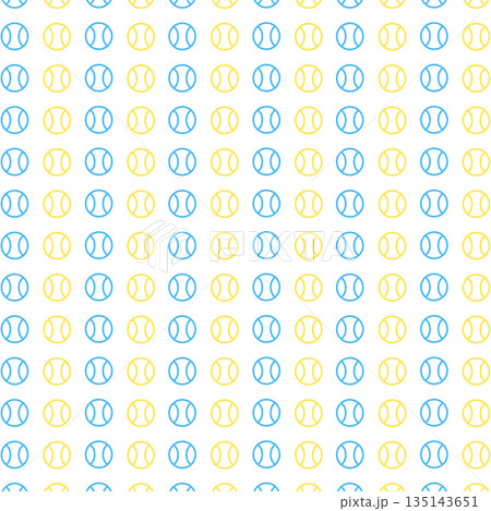 青黄の野球の背景素材 135143651