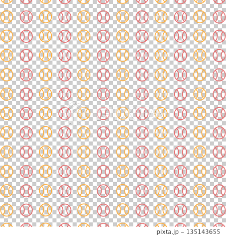 Red and orange baseball background material 135143655