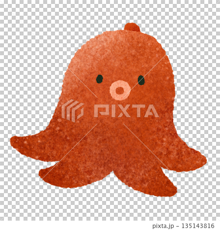 可愛的章魚香腸手繪插圖 可愛的章魚香腸手繪插圖 135143816