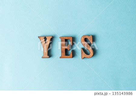 YESの文字 135143986