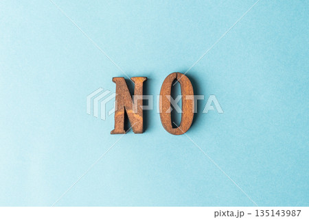 NOの文字 135143987