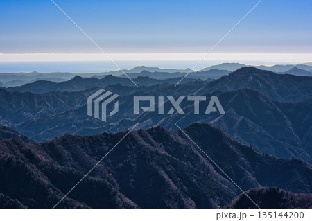 UFOラインから見る四国山脈 UFOラインから見る四国山脈 135144200