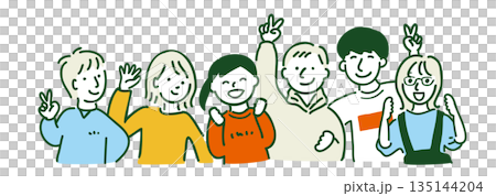 孩子們玩得開心 135144204