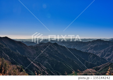 UFOラインから見る四国山脈 135144242