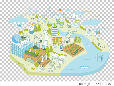 スマートシティ　こども政策　スマート農業　 135144950