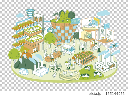 スマートシティ　こども政策　スマート農業 135144953