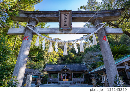 鳴無神社の鳥居と社殿(須崎市) 鳴無神社の鳥居と社殿(須崎市) 135145239