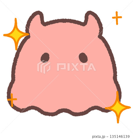 キラキラなシンプルなめんだこのイラスト 135146139