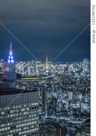《東京》 新宿 都市夜景 135146702