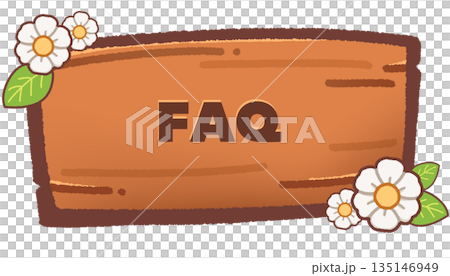 花卉和木製標誌橫幅材料 135146949