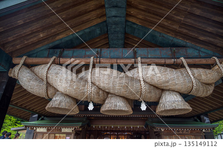 島根 出雲大社 神楽殿大注連縄 島根 出雲大社 神楽殿大注連縄 135149112