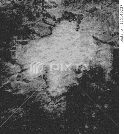 Dark abstract distressed monochrome background with grainy texture 135149237