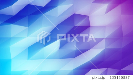 Abstract moving triangles blue purple low poly digital futuristic. Abstract background Abstract moving triangles blue purple low poly digital futuristic. Abstract background 135150887