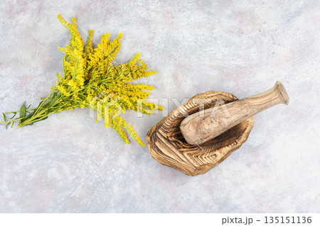 Assortment of Medicinal Herbs 135151136