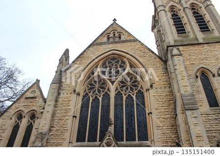 Oxford, United Kingdom - Dec 22, 2025: Wesley Memorial Church, a Methodist church in central Oxford. 135151400
