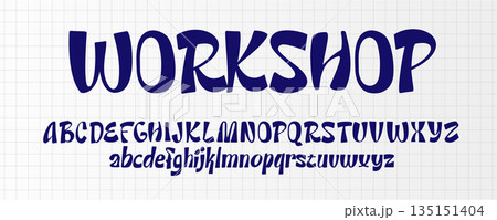 Funky Font Logo Alphabet Vector Letter Set Handmade Script Typography, Creative Fun Typographic Design for Playful Title Text, Quirky Poster Headline, Type Logotype, Brush Fonts. Vector Typeface Funky Font Logo Alphabet Vector Letter Set Handmade Script Typography, Creative Fun Typographic Design for Playful Title Text, Quirky Poster Headline, Type Logotype, Brush Fonts. Vector Typeface 135151404