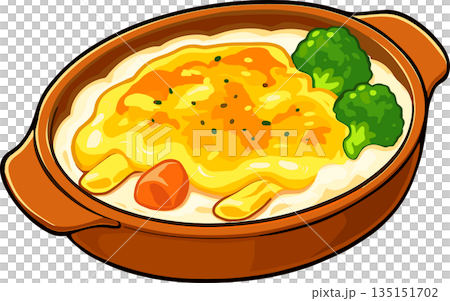 焗烤的插圖 135151702